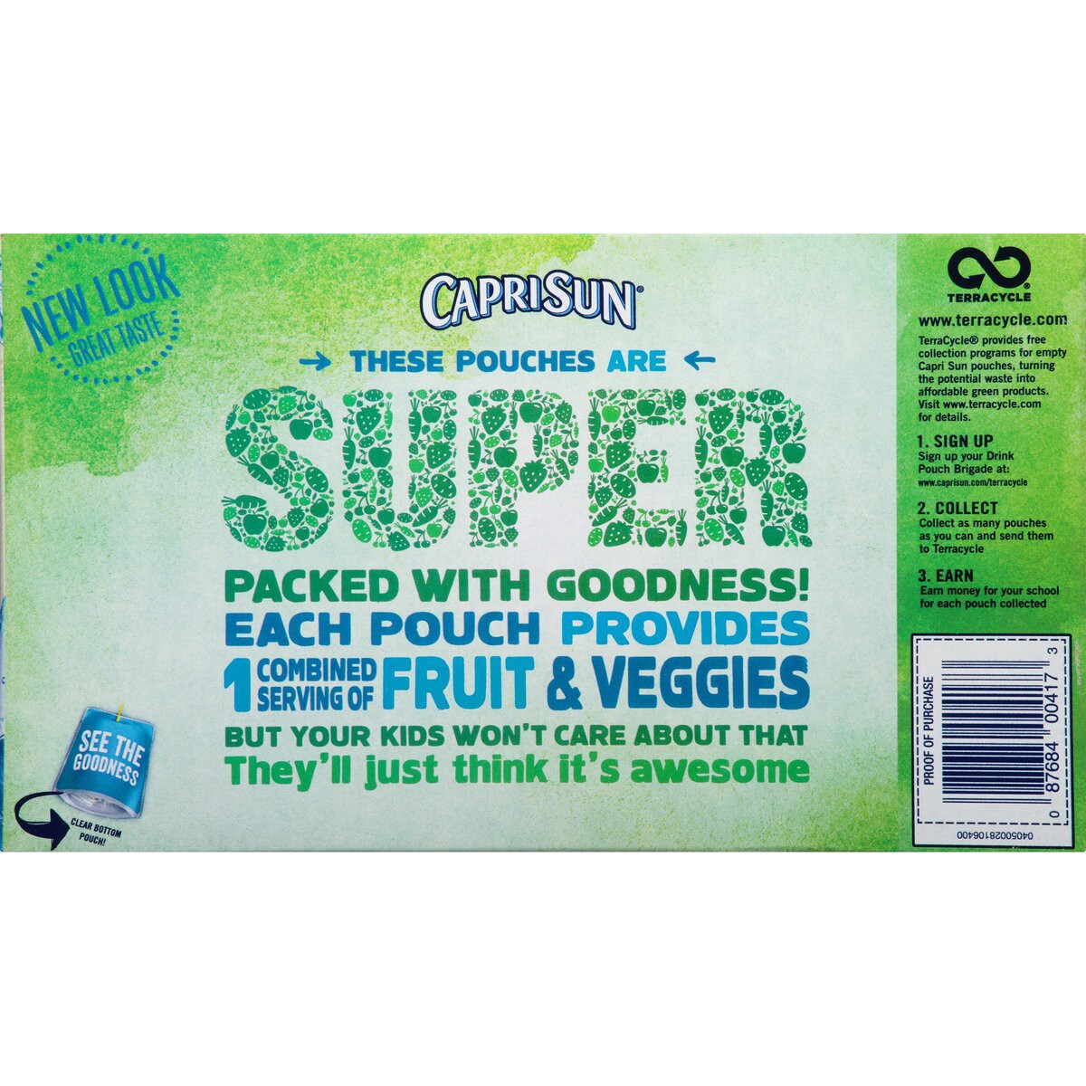 slide 3 of 8, Capri Sun Super V Berry Fruit & Vegetable Juice Drink - 10 ct; 6 fl oz, 10 ct; 6 fl oz