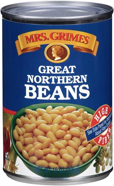slide 1 of 1, Mrs. Grimes Great Northern Beans 15.5 oz, 15.5 oz