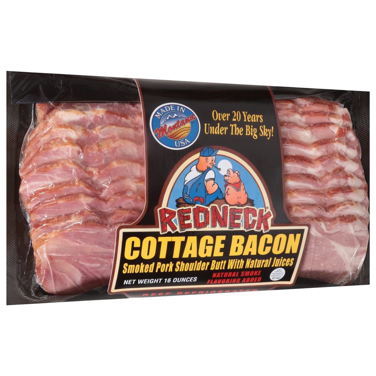 slide 12 of 13, Red Nck Cottage Bacon, 16 oz