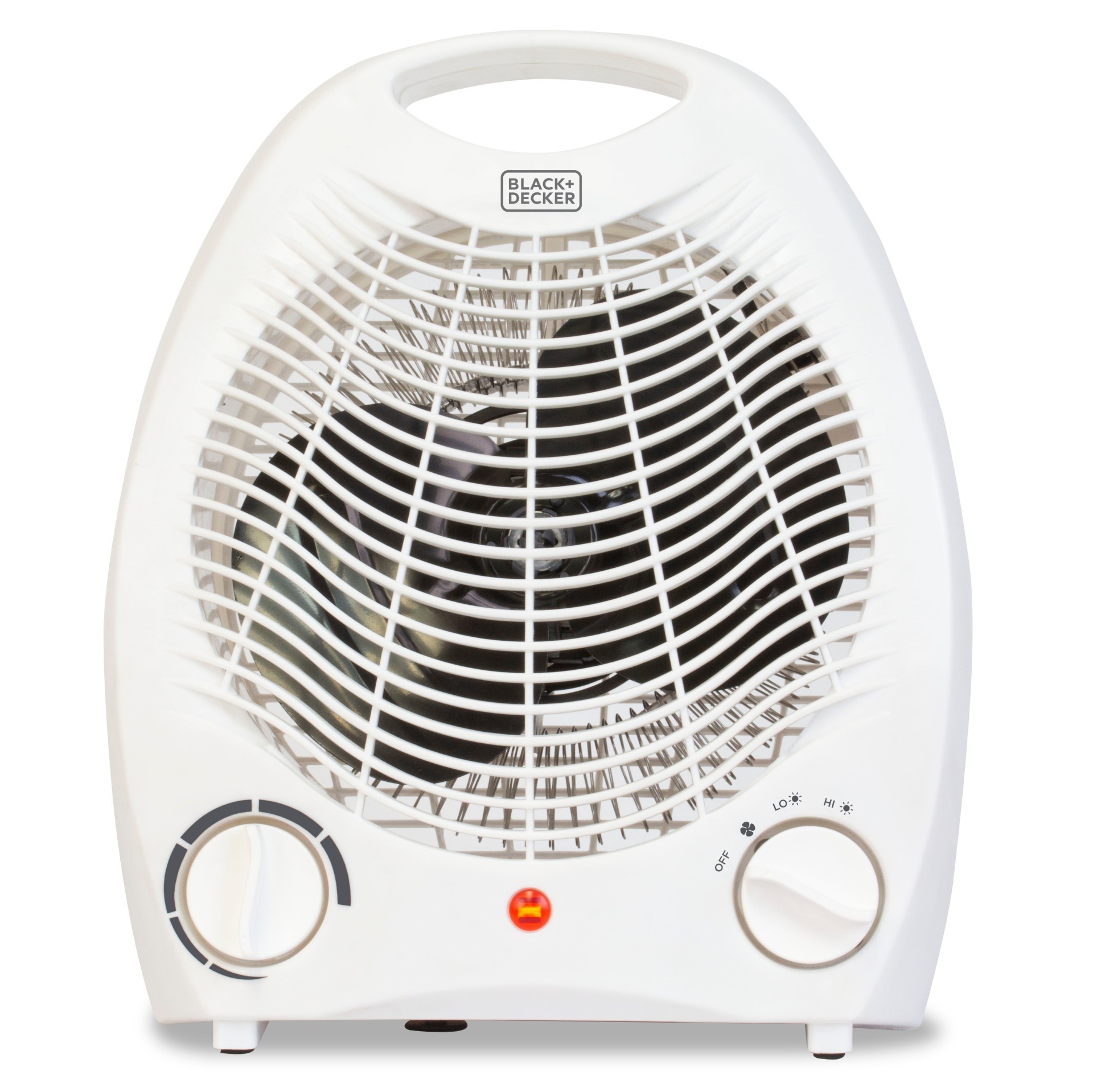 slide 1 of 1, BLACK+DECKER Manual Heater Fan - White, 1 ct