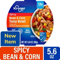 Kroger Spicy Bean and Corn Tuna Bowl