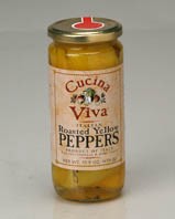 slide 1 of 1, Cucina Viva Rstd Ylw Peppers, 15.9 oz