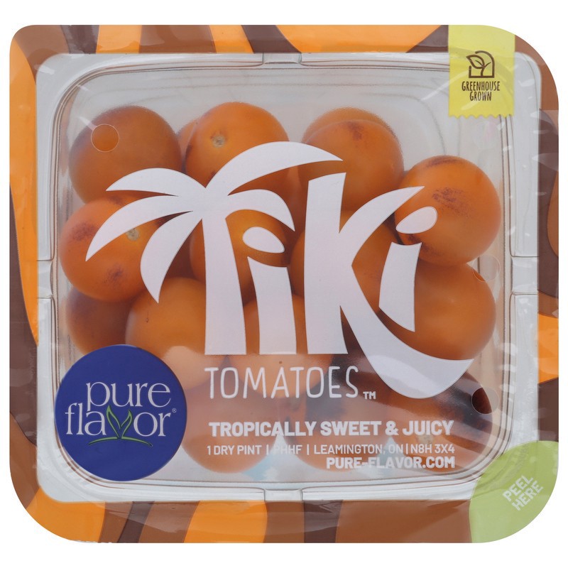 slide 1 of 1, Pure Flavor Tropically Sweet & Juicy Tomatoes 1 pt, 18.6 oz