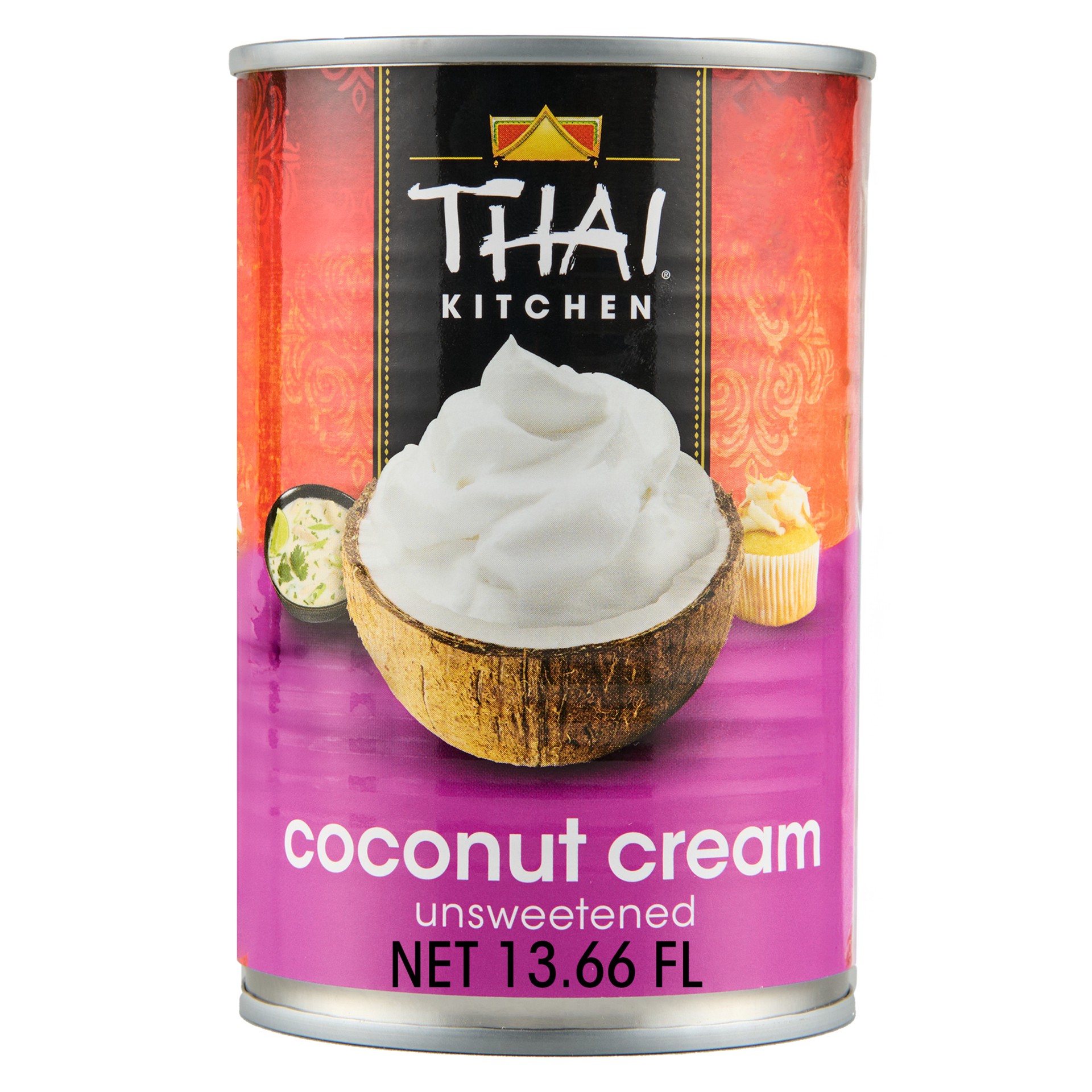 slide 1 of 7, Thai Kitchen Gluten Free Unsweetened Coconut Cream, 13.66 fl oz, 13.66 fl oz