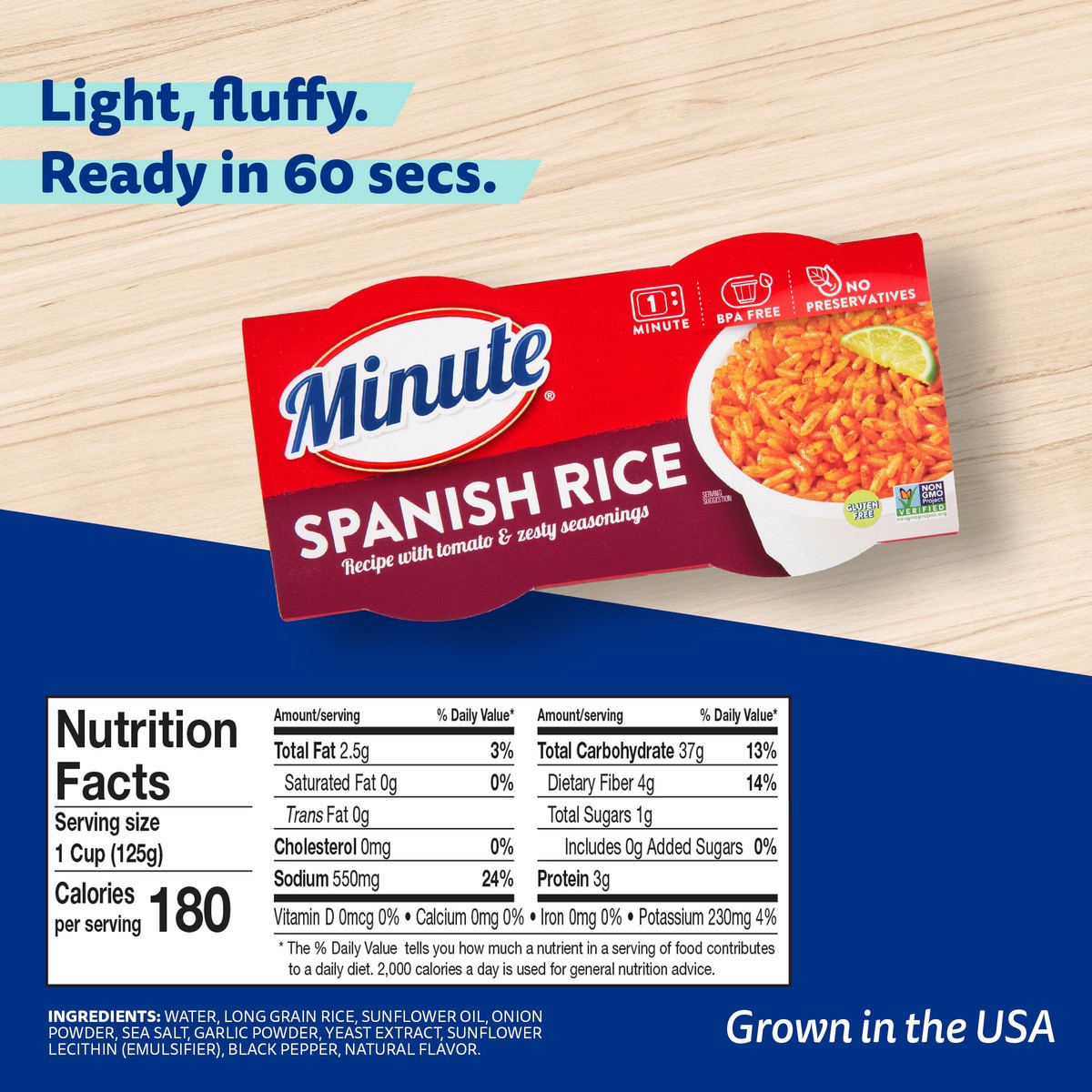 slide 5 of 7, Minute Spanish Rice, 8.8 oz