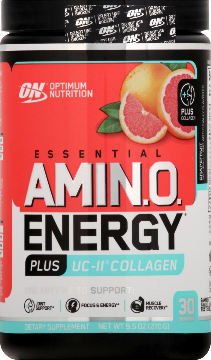 slide 8 of 13, ON Grapefruit Amino Energy 9.5 oz, 9.5 oz