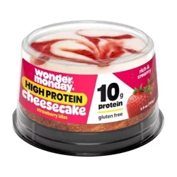 Wonder Monday High Protein Strawberry Bliss Cheesecake