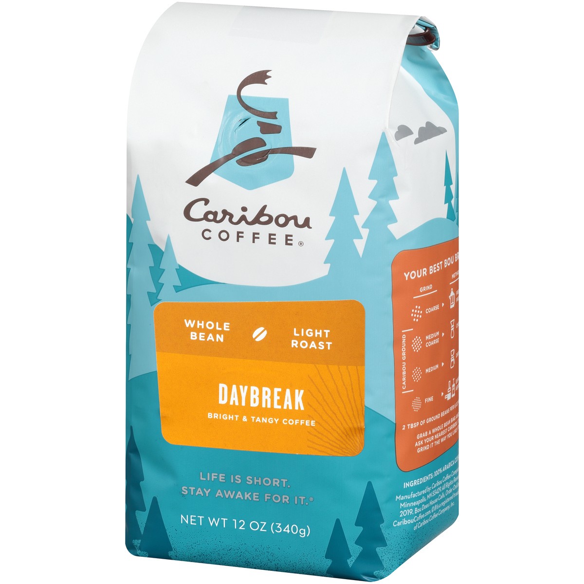 slide 6 of 9, Caribou Coffee Daybreak Blend Whole Bean Coffee - 12 oz, 12 oz