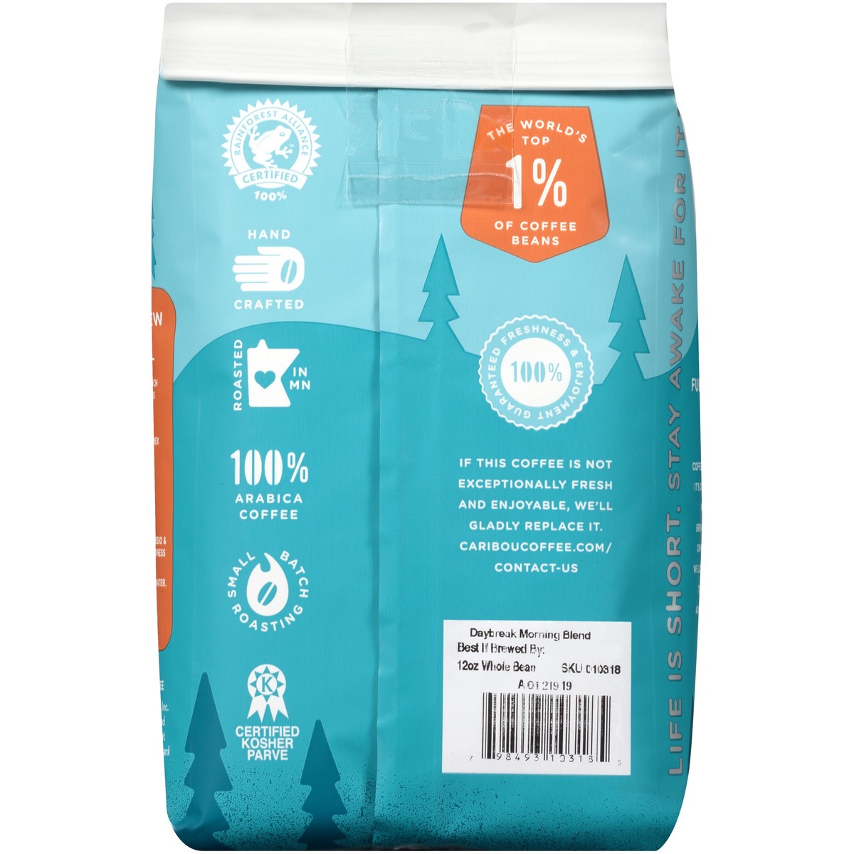 slide 3 of 9, Caribou Coffee Daybreak Blend Whole Bean Coffee - 12 oz, 12 oz