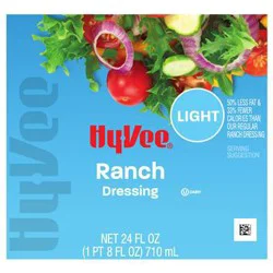 Hy-Vee Dressing Light Ranch - 16 fl oz