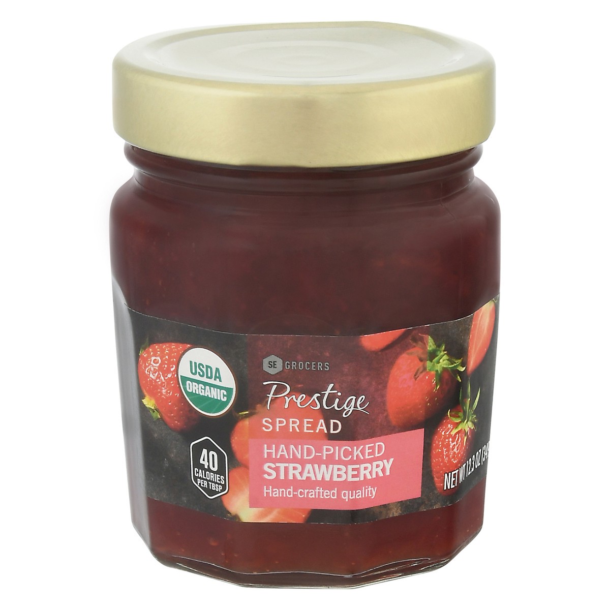 slide 13 of 14, SE Grocers  Prestige Strawberry Spread, 12 oz