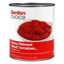 slide 1 of 1, GFS Tomatoes Diced, 102 oz