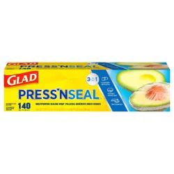 Glad Press'n Seal Food Plastic Wrap - 140 Square Foot Roll