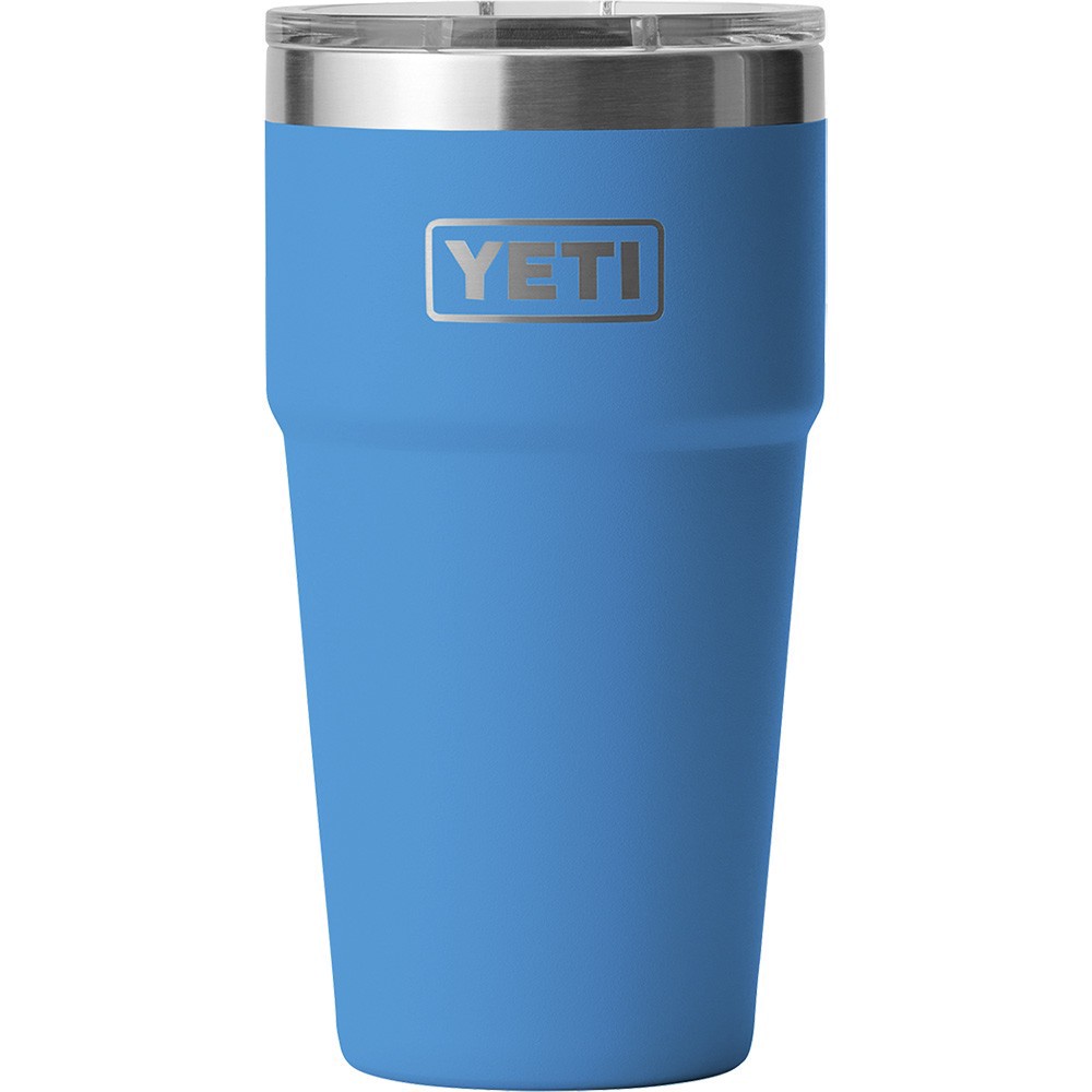 slide 1 of 1, Yeti Rambler 16 Oz Stk Wave Blue, 1 ct