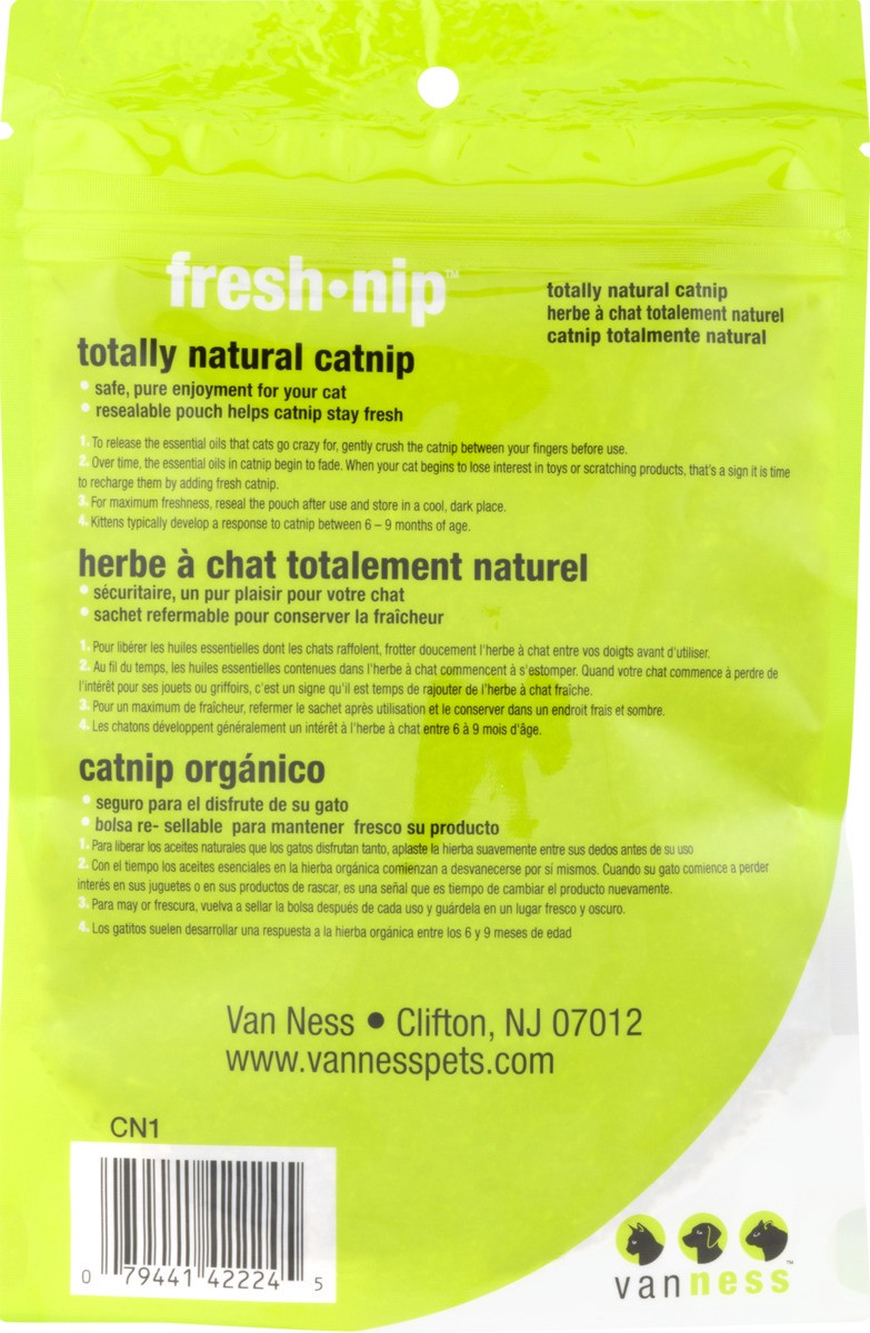 slide 9 of 9, Van Ness Fresh-nip Totally Natural Catnip, 1 oz