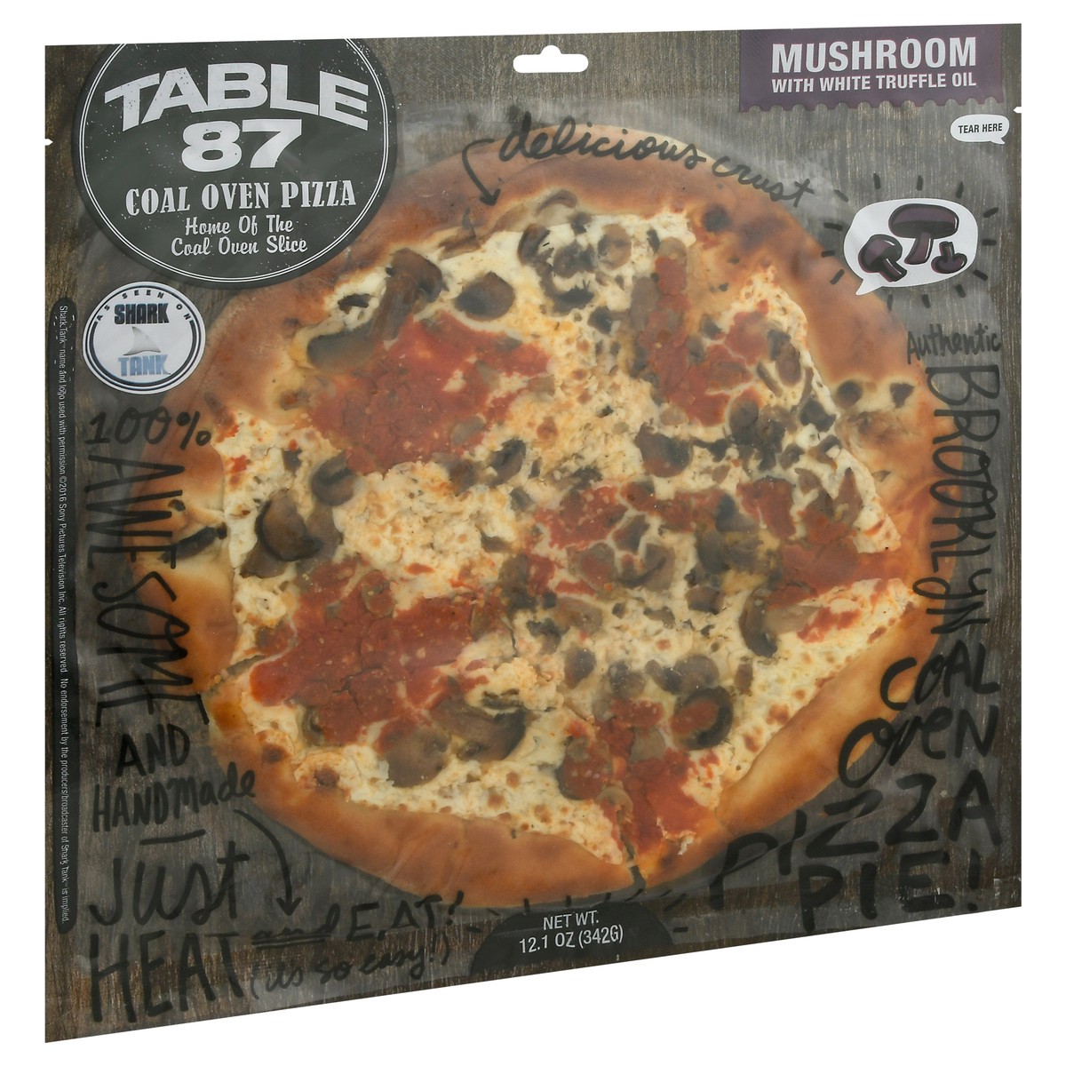 slide 2 of 9, Table 87 Coal Oven Mushroom With White Truffle Oil Pizza 12.1 oz Bag, 12.1 oz