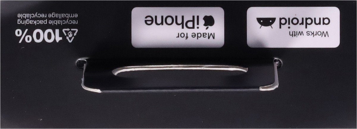 slide 2 of 11, Skullcandy Rail Anc True Black Earbuds 1 ea, 1 ct