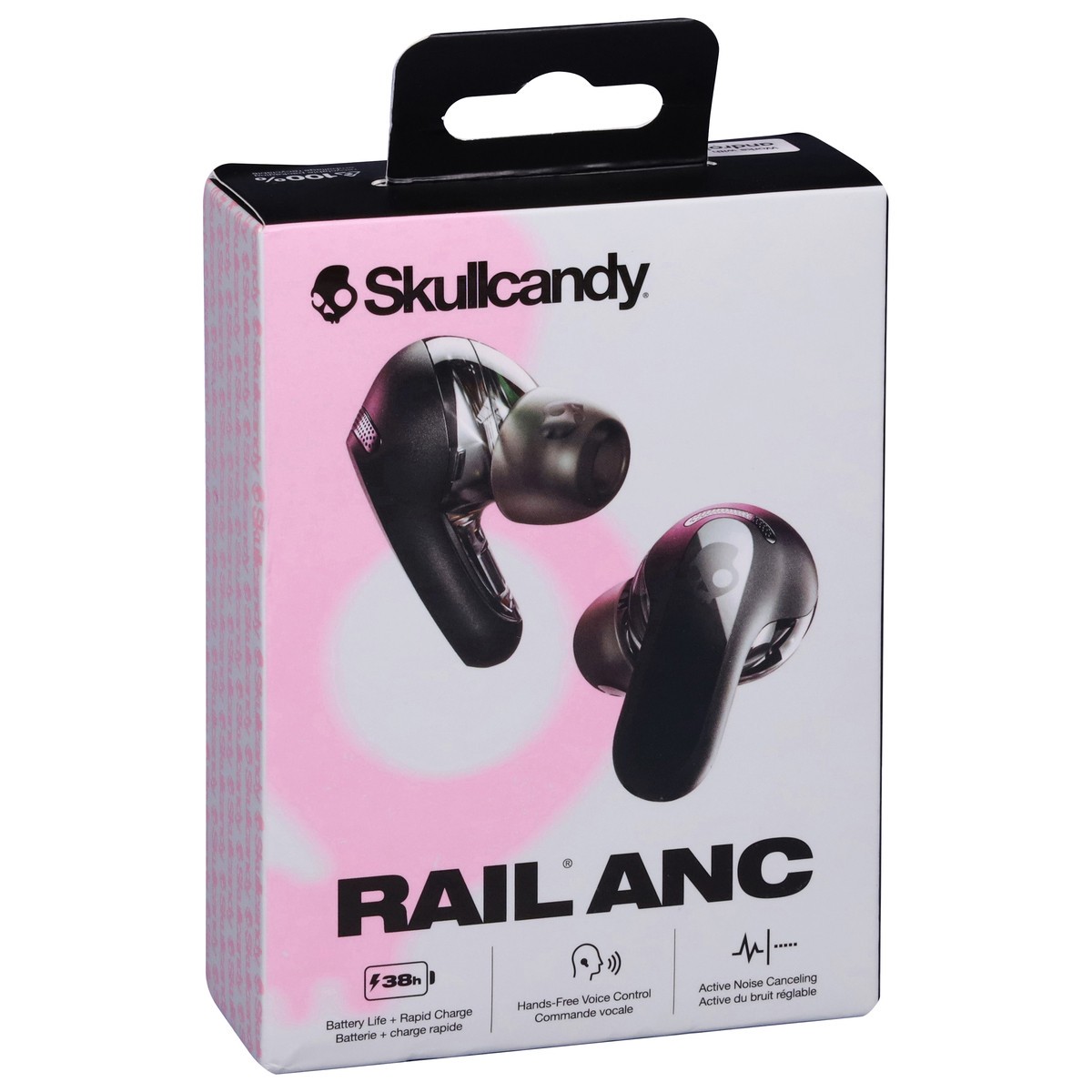 slide 11 of 11, Skullcandy Rail Anc True Black Earbuds 1 ea, 1 ct