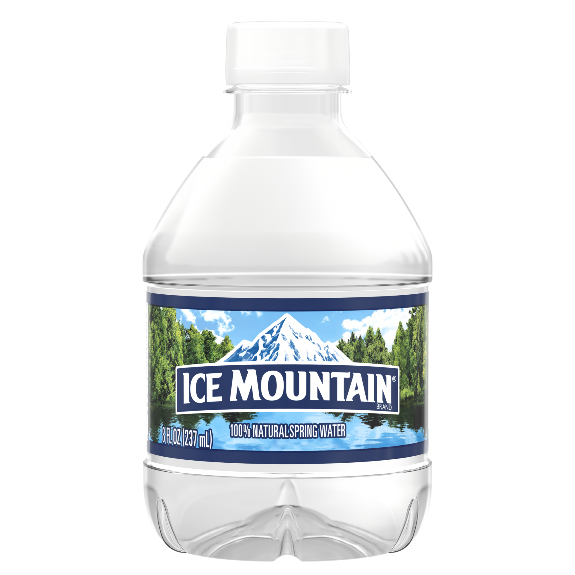 slide 1 of 4, ICE MOUNTAIN Brand 100% Natural Spring Water, 8-ounce mini plastic bottle, 8 fl oz