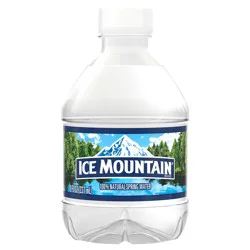 Ice Mountain Spring Water, 8-ounce mini plastic bottle