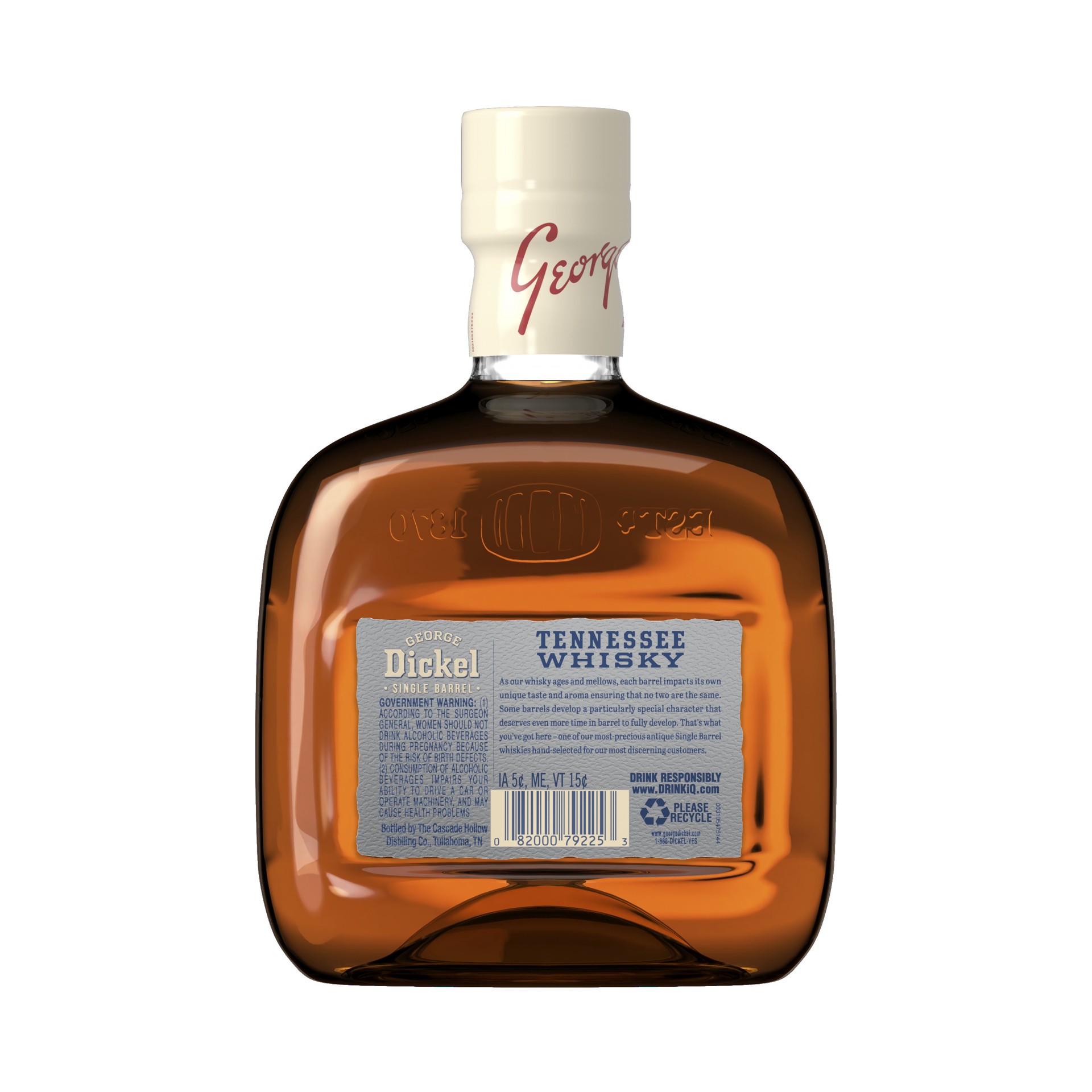 slide 3 of 8, George Dickel Single Barrel Aged 15 Years Tennessee Whisky, 750 mL, 750 ml