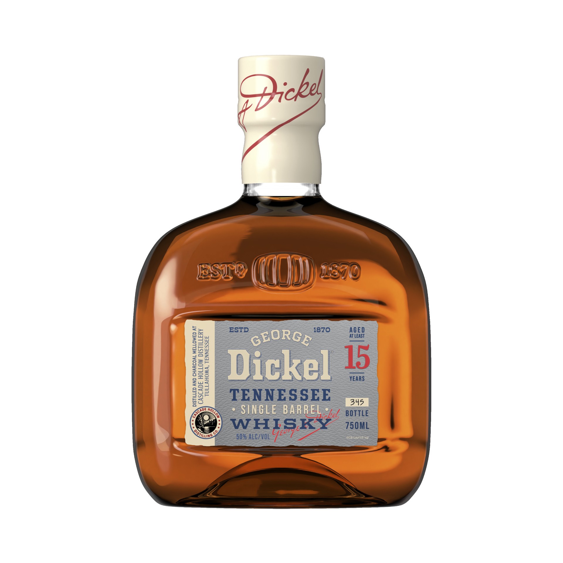 slide 1 of 8, George Dickel Single Barrel Aged 15 Years Tennessee Whisky, 750 mL, 750 ml