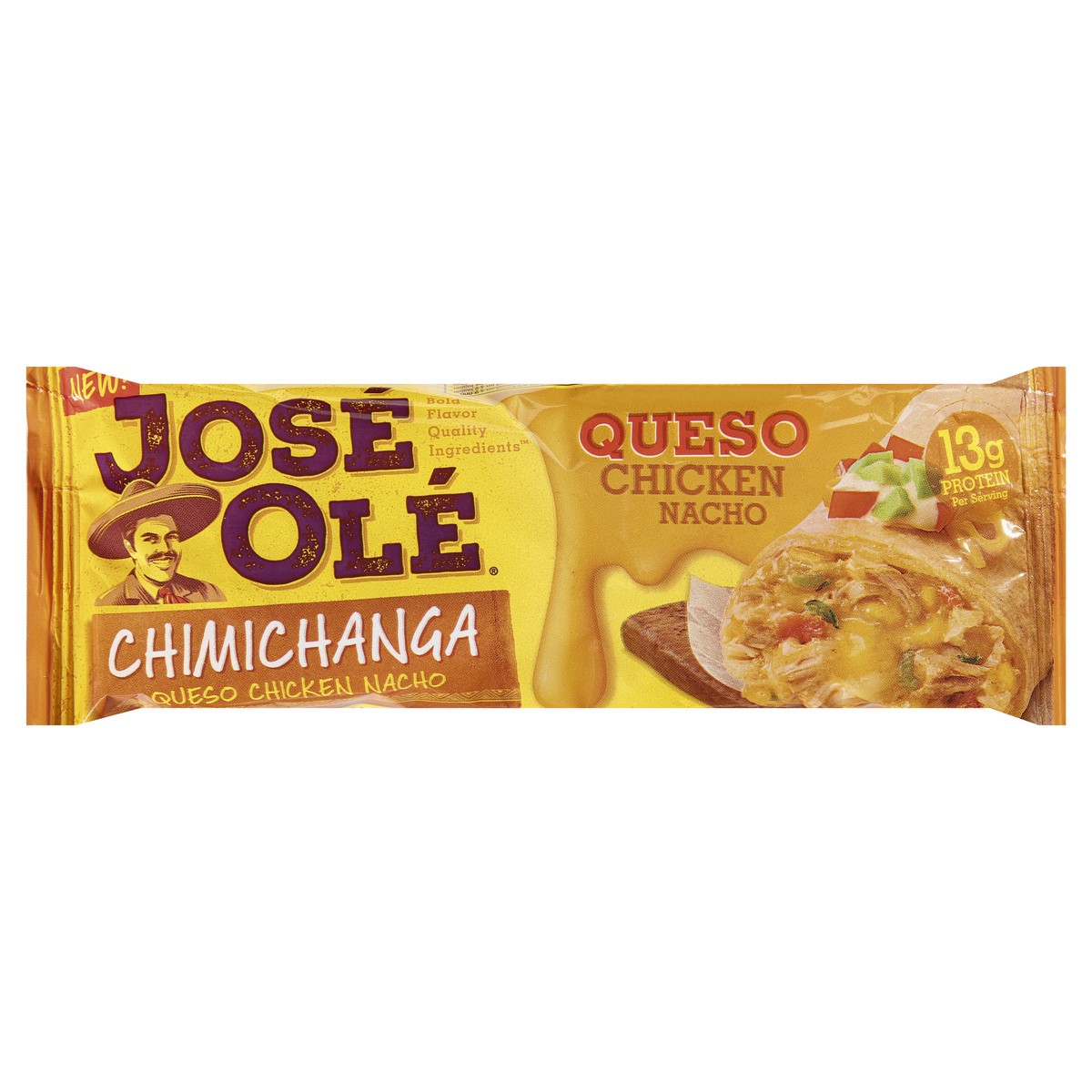 slide 13 of 13, José Olé Queso Chicken Nacho Chimichanga 5 oz, 5 oz