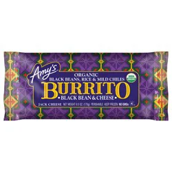 Amy's Kitchen Organic Black Bean & Cheese Burrito