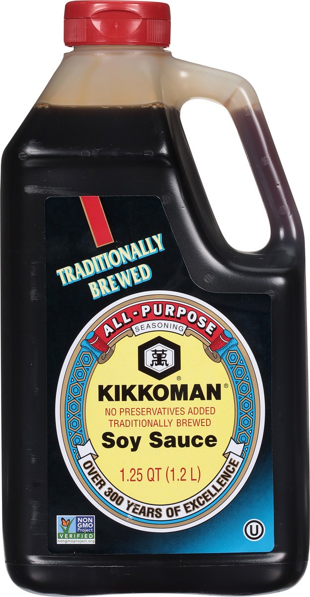 slide 5 of 8, Kikkoman Soy Sauce, 1.25 qt