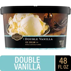 Private Selection Double Vanilla Ice Cream
