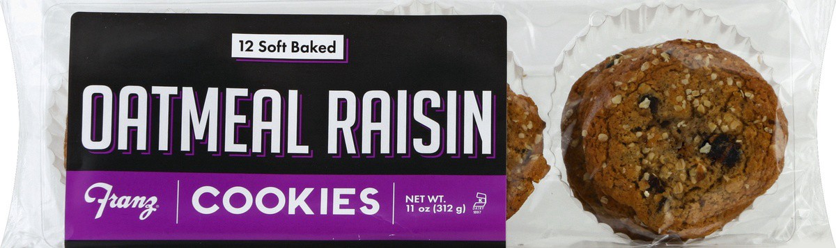 slide 3 of 5, Franz Oatmeal Raisin Cookies, 10 oz