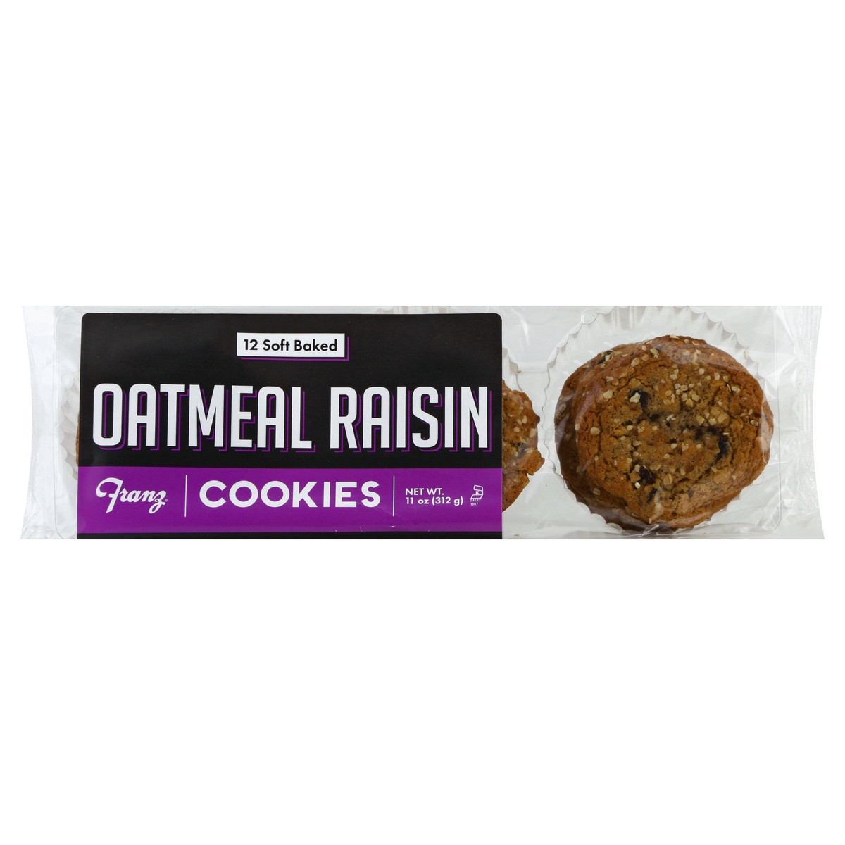 slide 1 of 5, Franz Oatmeal Raisin Cookies, 10 oz