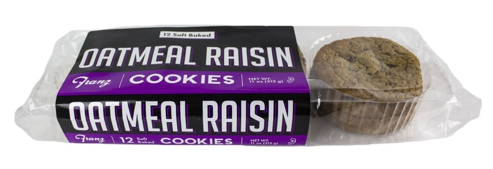 slide 1 of 1, Franz Oatmeal Raisin Cookies, 10 oz