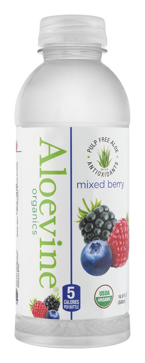 slide 4 of 11, Aloevine Organics Mixed Berry Aloe Beverage - 16.9 fl oz, 16.9 oz