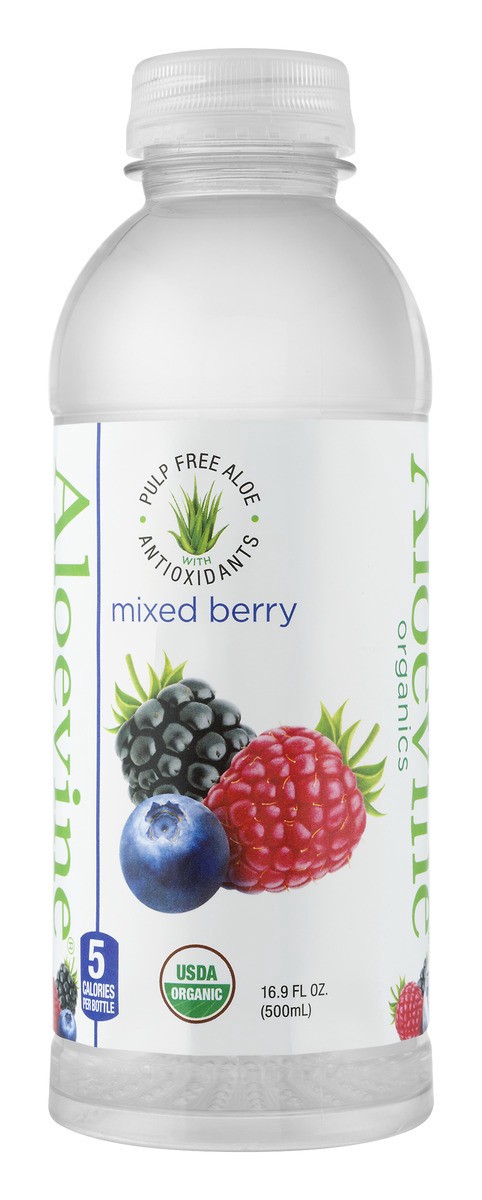 slide 8 of 11, Aloevine Organics Mixed Berry Aloe Beverage - 16.9 fl oz, 16.9 oz