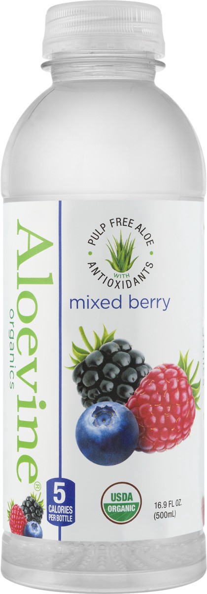 slide 2 of 11, Aloevine Organics Mixed Berry Aloe Beverage - 16.9 fl oz, 16.9 oz