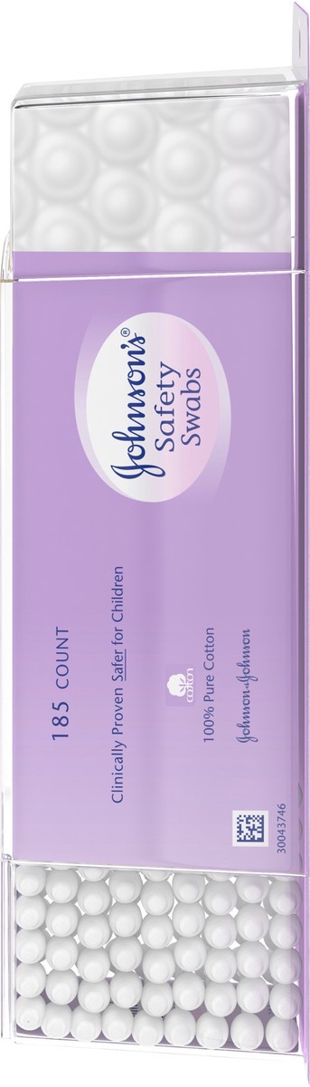 slide 4 of 7, JOHNSON'S Safety Swabs, 185 Count, 185 ct