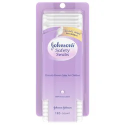 JOHNSON'S Safety Swabs, 185 Count