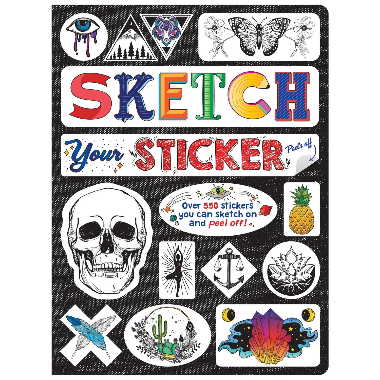 slide 1 of 4, Piccadilly Sketch Your Stickers, 1 ct