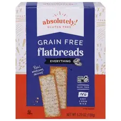 Absolutely Gluten Free Grain Free Everything Flatbreads