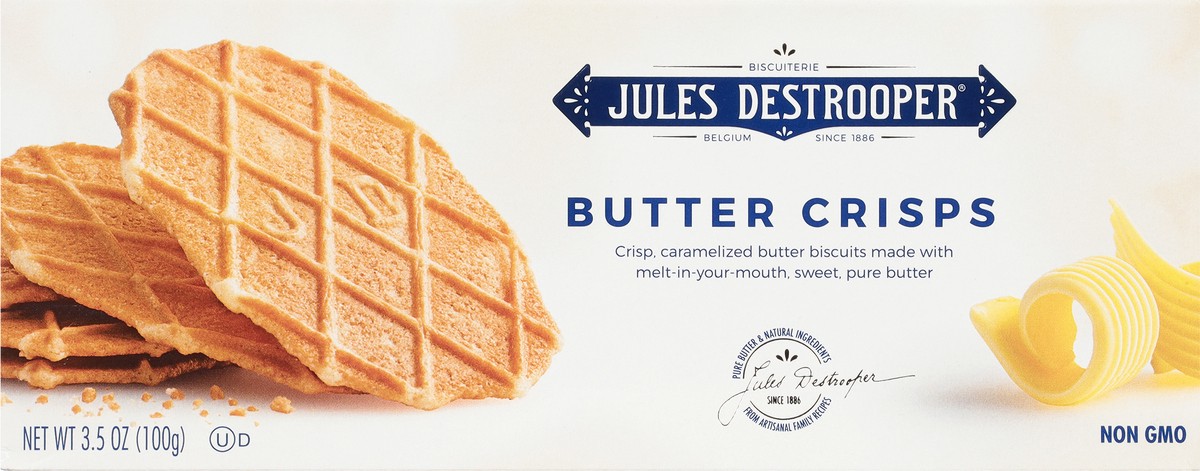 slide 9 of 14, Jules Destrooper Butter Crisps 3.5 oz, 3.5 oz