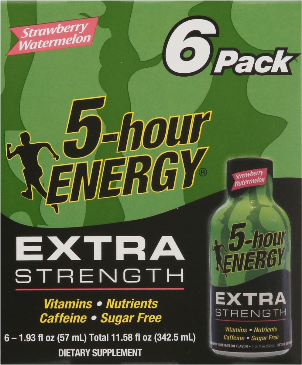 slide 6 of 9, 5-hour ENERGY Shot, Regular Strength, Pomegranate, 1.93 oz, 10 Count, 6 ct