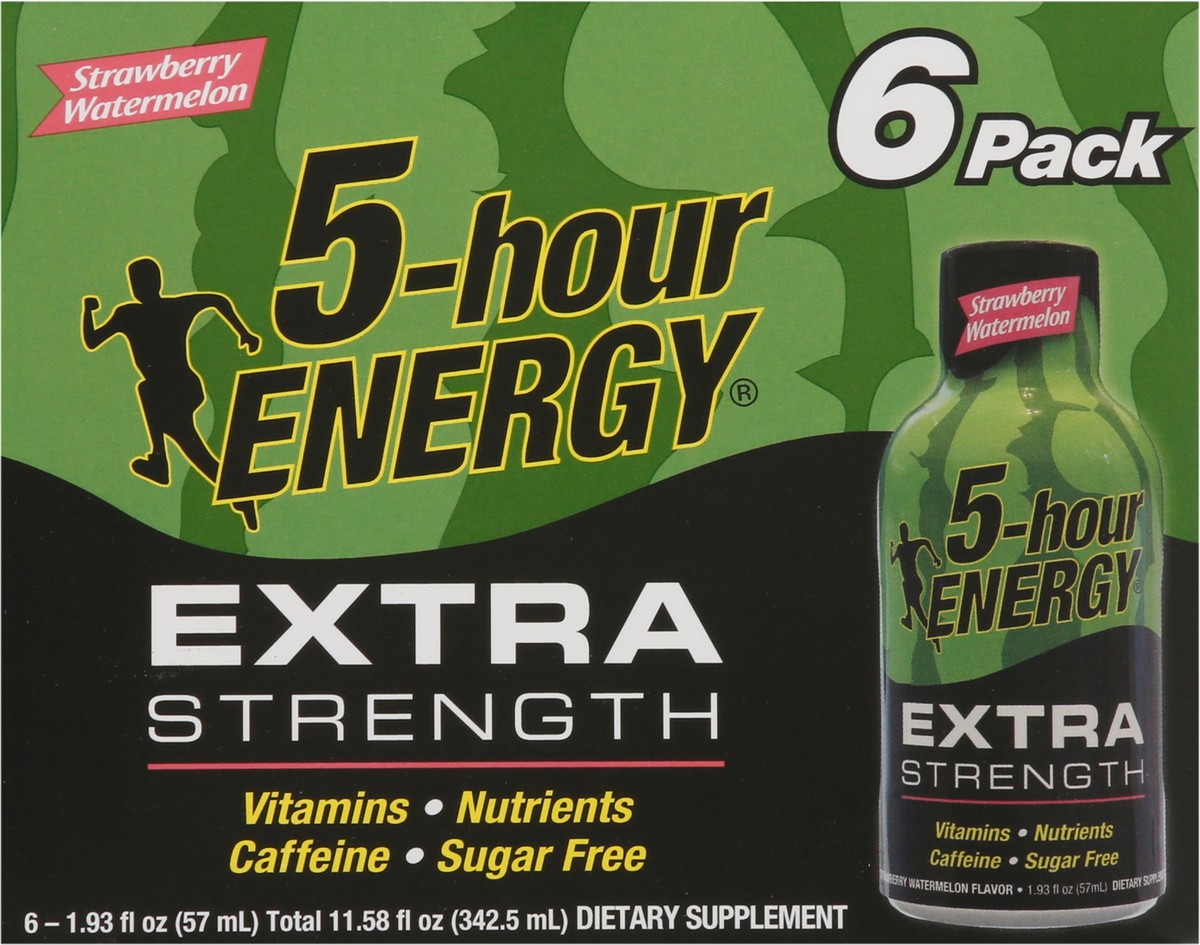 slide 8 of 9, 5-hour ENERGY Shot, Regular Strength, Pomegranate, 1.93 oz, 10 Count, 6 ct