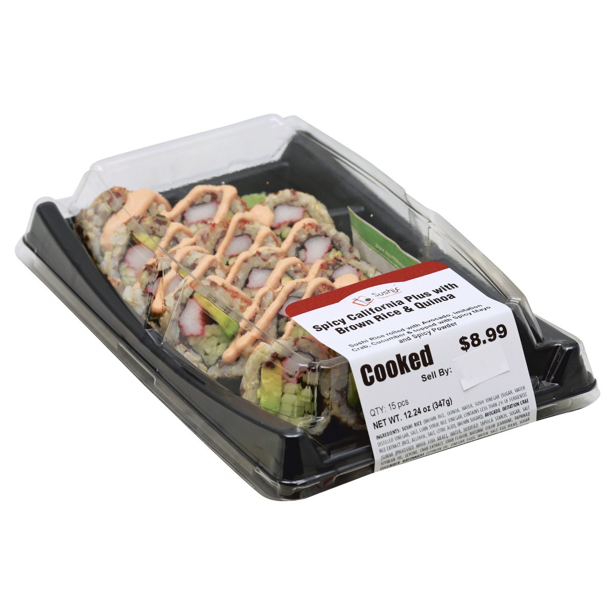 slide 2 of 4, Sushic Spicy California, With Brown Rice & Quinoa, 12.24 oz
