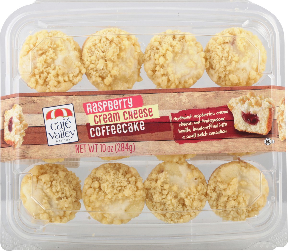 slide 6 of 9, Cafe Valley Bakery Coffee Cakes Bites Raspberry 12 Count - Each, 12 ct