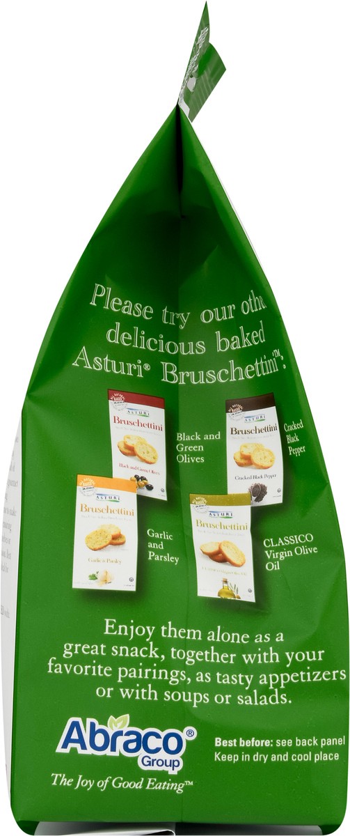 slide 7 of 9, Asturi Bruschettini Snack Size Italian Rosemary & Olive Oil Bruschetta Toasts 4.23 oz, 4.23 oz