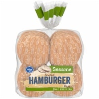 slide 1 of 1, Kroger Sesame Hamburger Buns, 13 oz