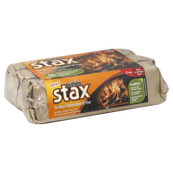 slide 1 of 1, Duraflame Stax Firelogs, 3.6 lb