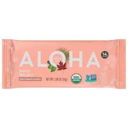 Aloha Organic Maple Sea Salt Protein Bar 1.98 oz