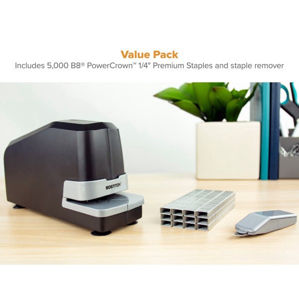 slide 9 of 10, BOSTITCH Impulse 25 Electric Stapler With Staples And Staple Remover, Black, 1 ct